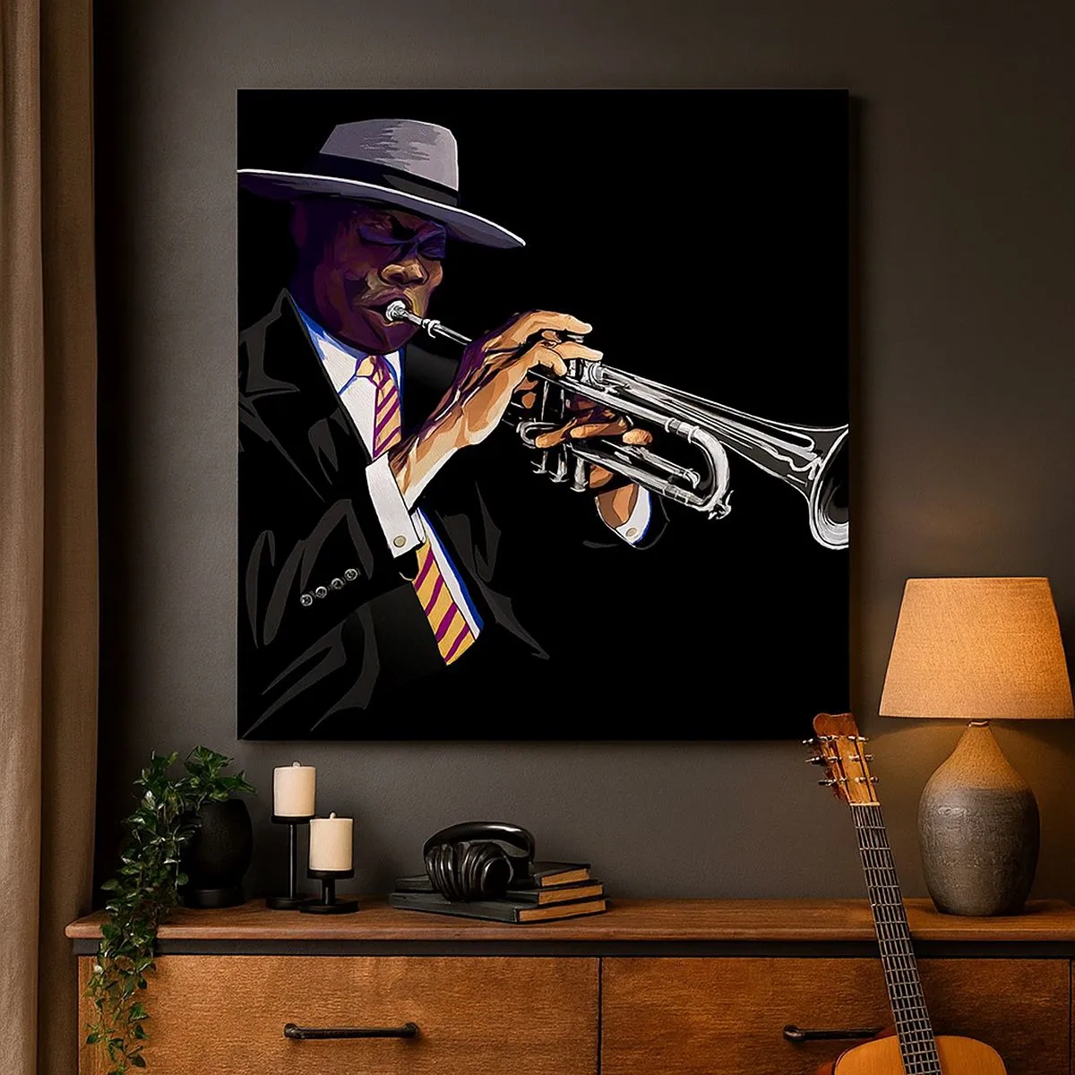 Quadro su tela - Stampe su Tela - Il fascino della Old School - 30x30 cm