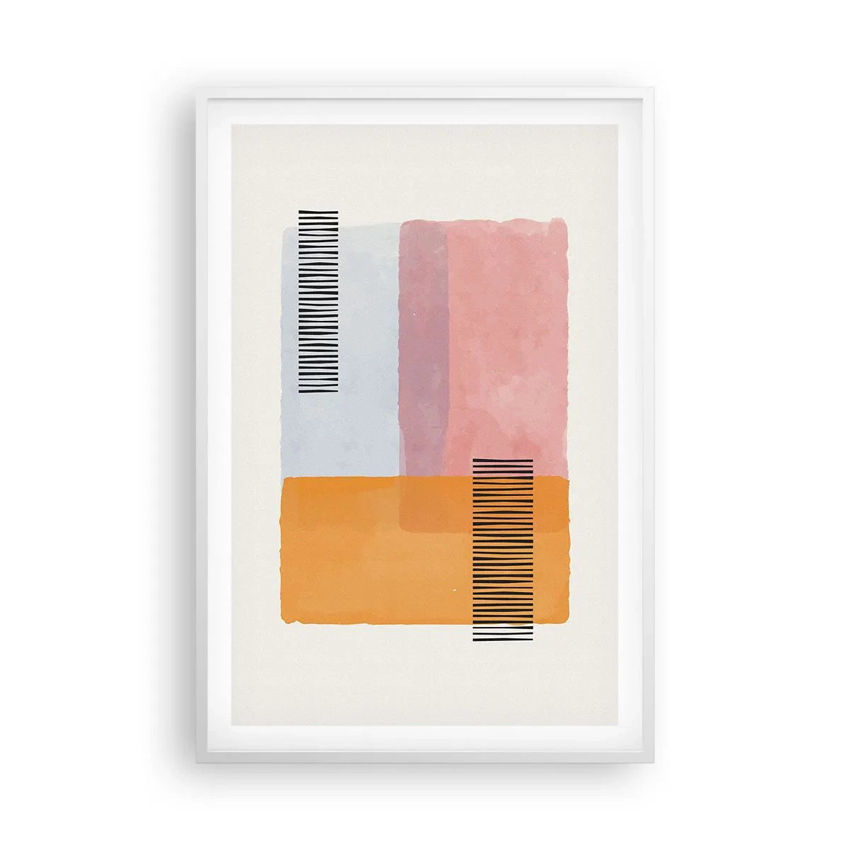 Poster in cornice bianca - Da un angolo all'altro - 61x91 cm