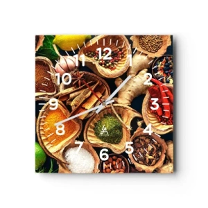 Orologio da parete - Orologio in Vetro - Prendi quello che vuoi - 30x30 cm