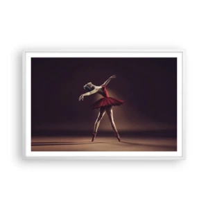 Poster in cornice bianca - Prima ballerina - 91x61 cm
