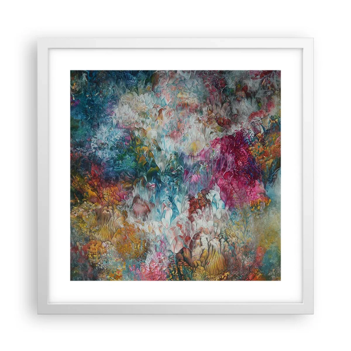 Poster in cornice bianca - In piena fioritura - 40x40 cm