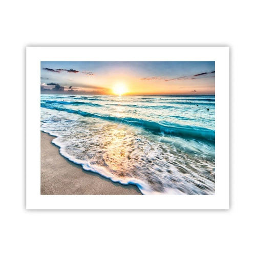 Poster - Tramonto sul mare - 50x40 cm