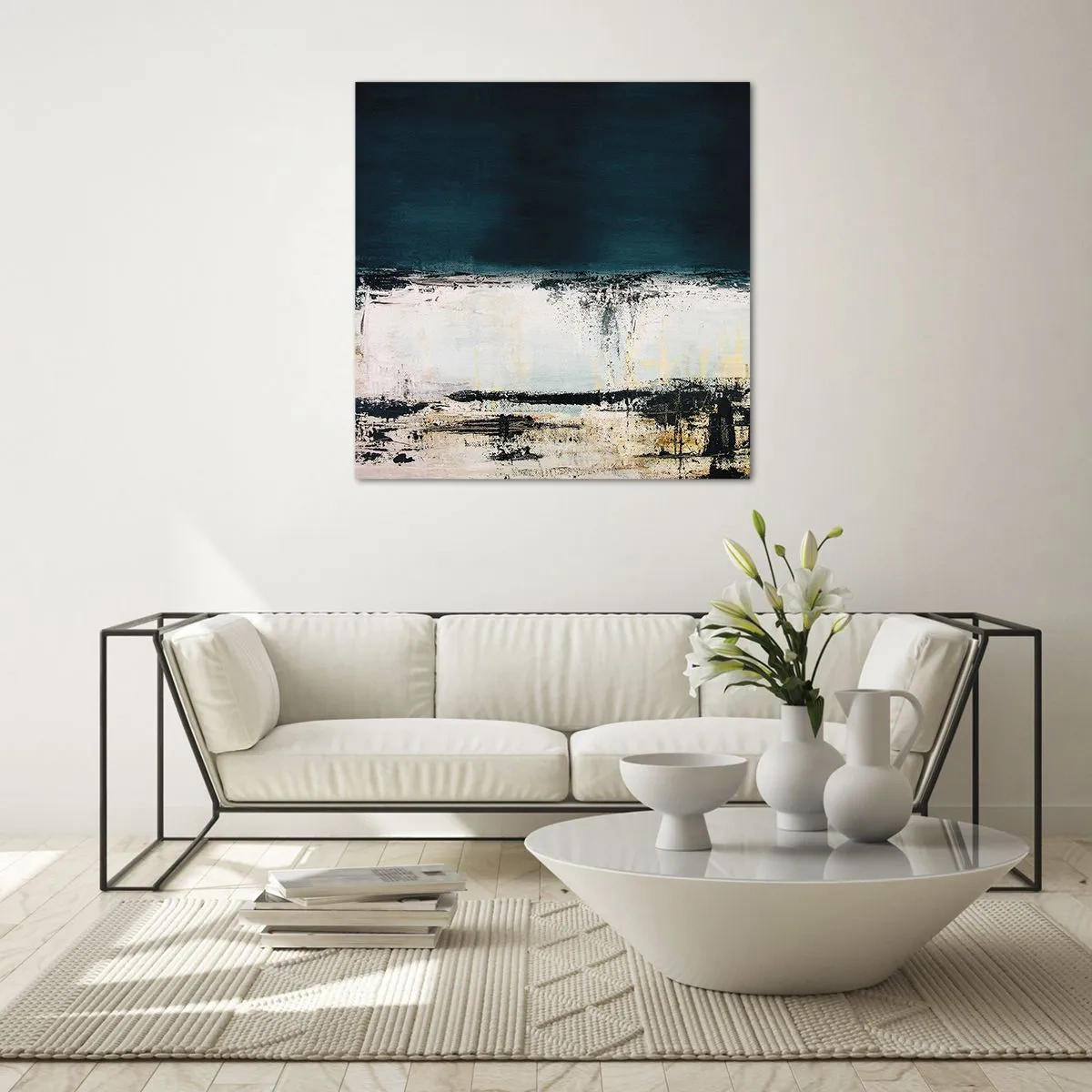 Quadro su vetro - Composizione orizzontale - 30x30 cm