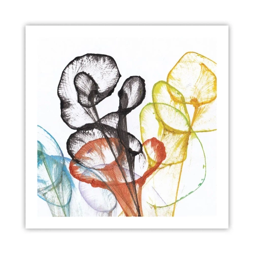 Poster - Fiori con l'anima - 60x60 cm