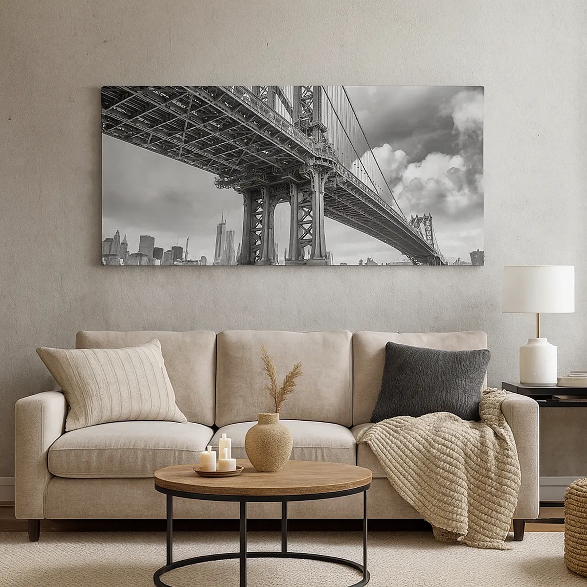 Quadro su tela - Stampe su Tela - Verso il cuore della città - 30x30 cm