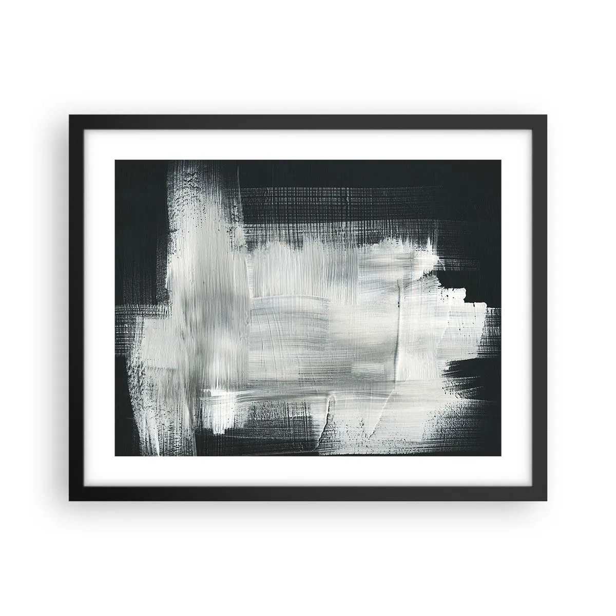 Poster in cornice nera - Tessuto in verticale e in orizzontale - 50x40 cm