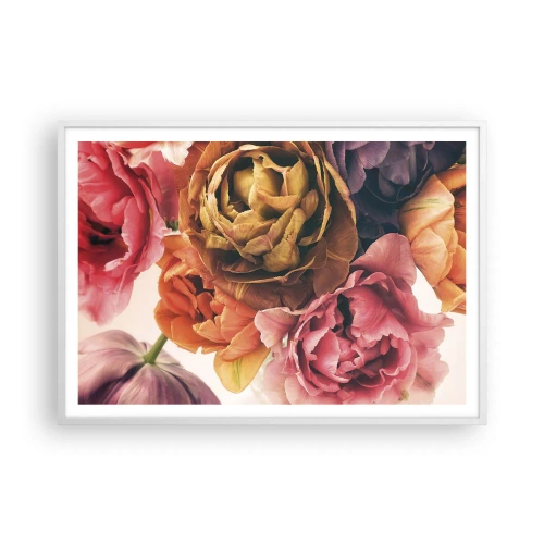 Poster in cornice bianca - La festa della vita - 100x70 cm