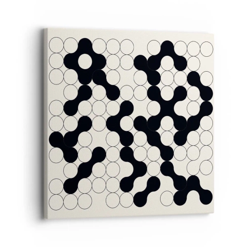 Quadro su tela - Stampe su Tela - Gioco cinese: variazione - 30x30 cm