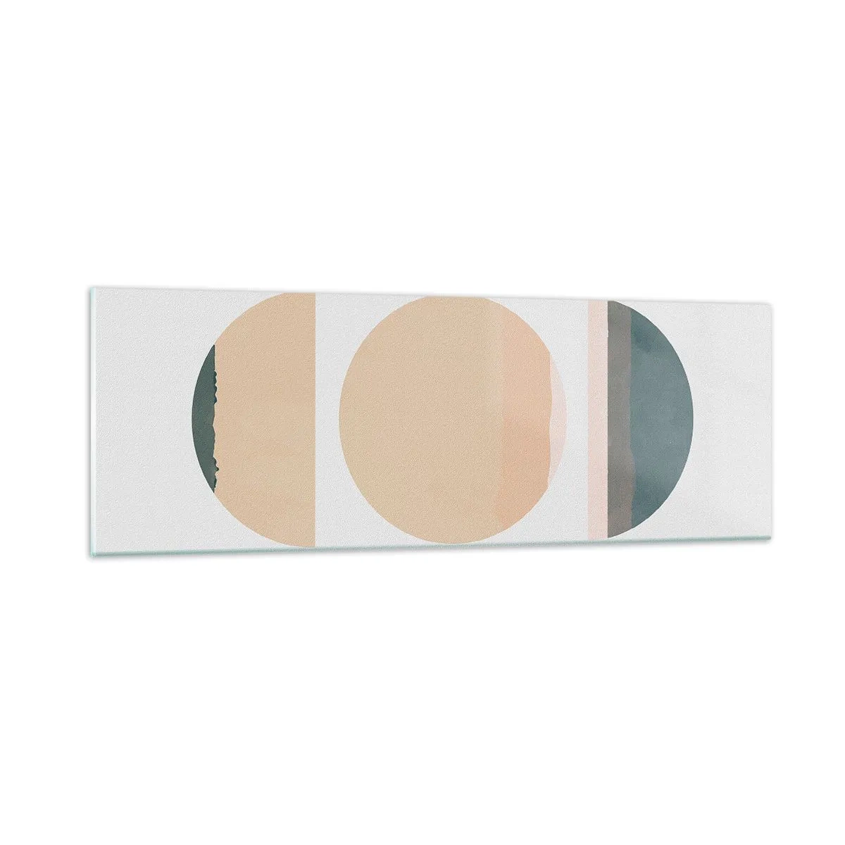 Quadro su vetro - Un cerchio dopo l'altro - 90x30 cm