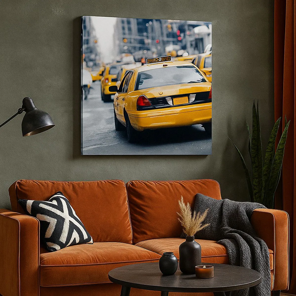 Quadro su tela - Stampe su Tela - Solamente in questa città - 30x30 cm