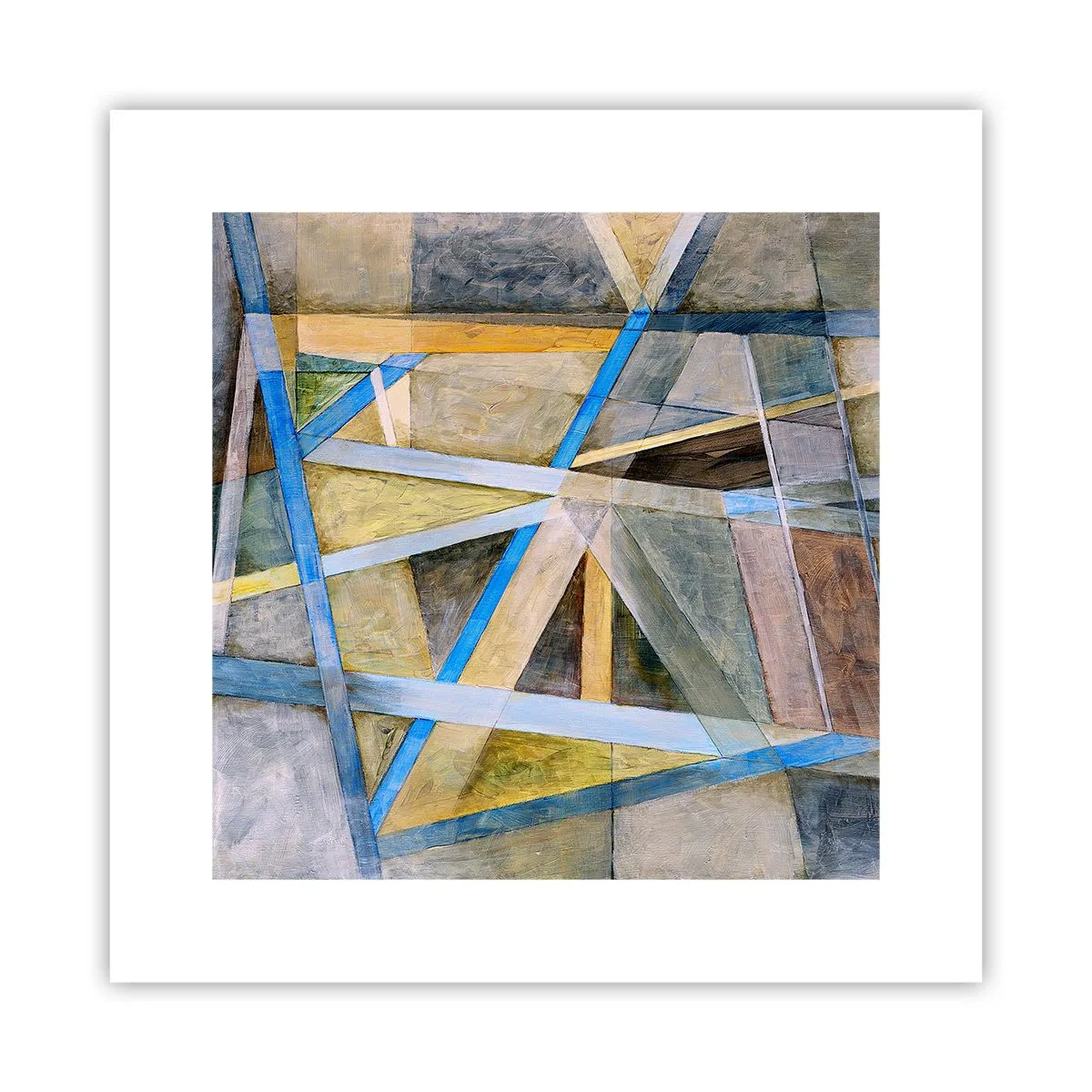 Poster - Dritto o obliquo? - 30x30 cm