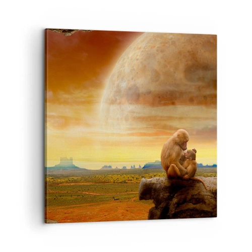 Quadro su tela - Stampe su Tela - L'amore è ovunque lo stesso - 60x60 cm