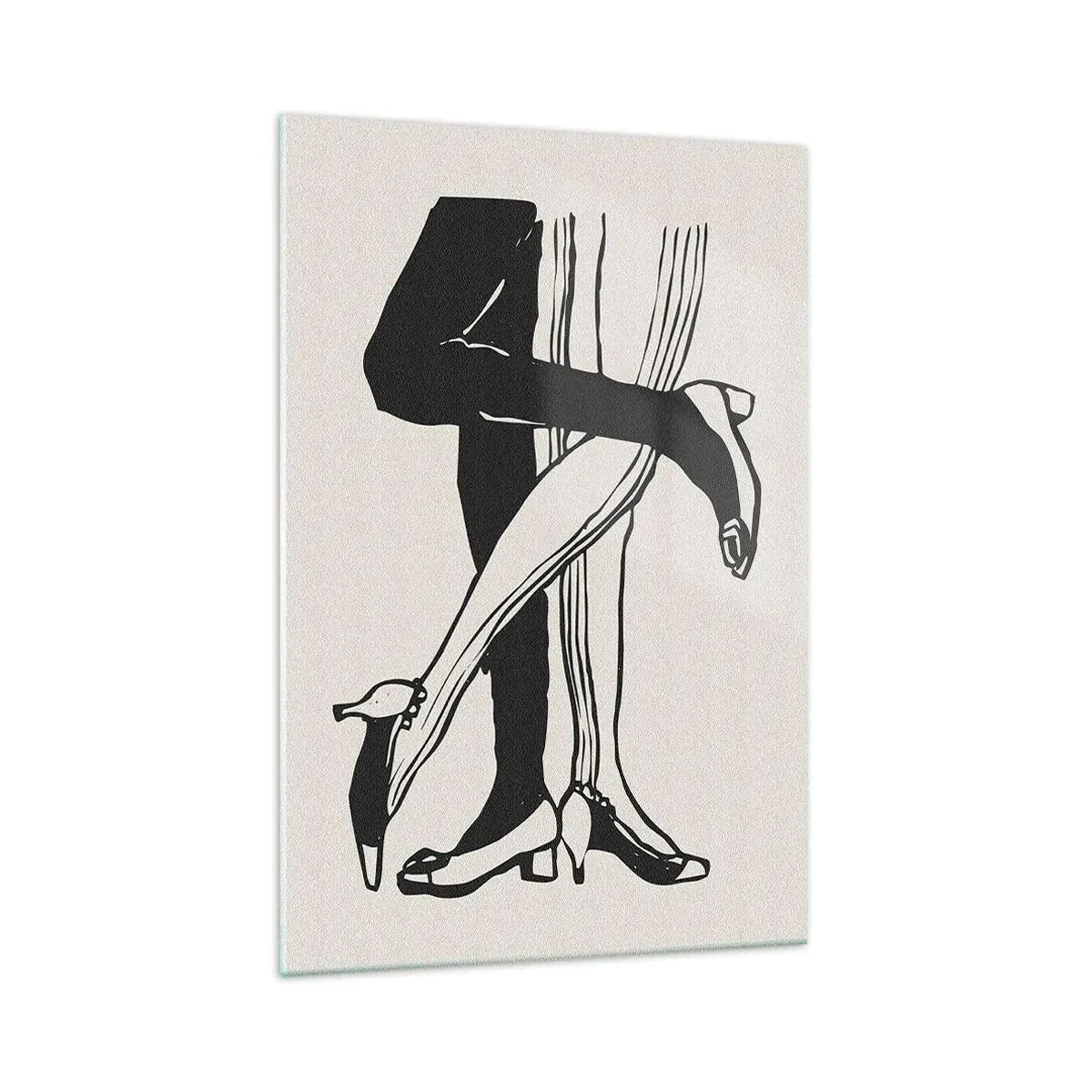 Quadro su vetro - Attributo femminile - 70x100 cm