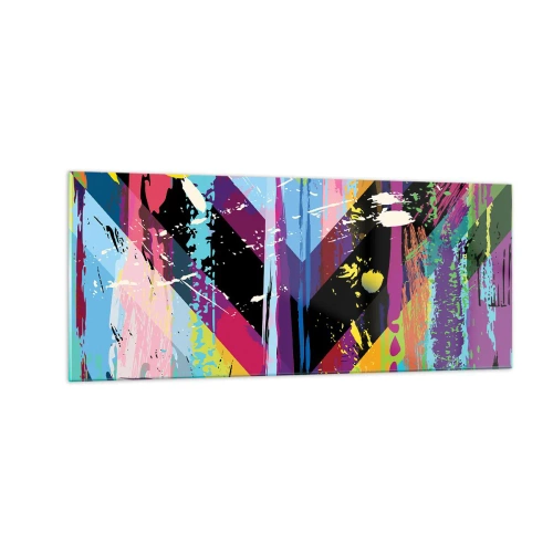 Quadro su vetro - Dall'alto in basso - 100x40 cm