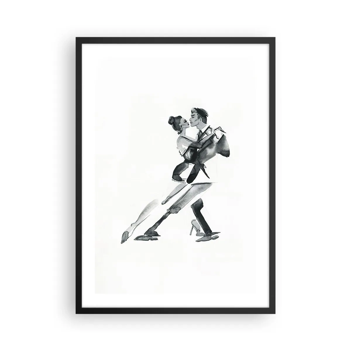 Poster in cornice nera - In un unico ritmo - 50x70 cm