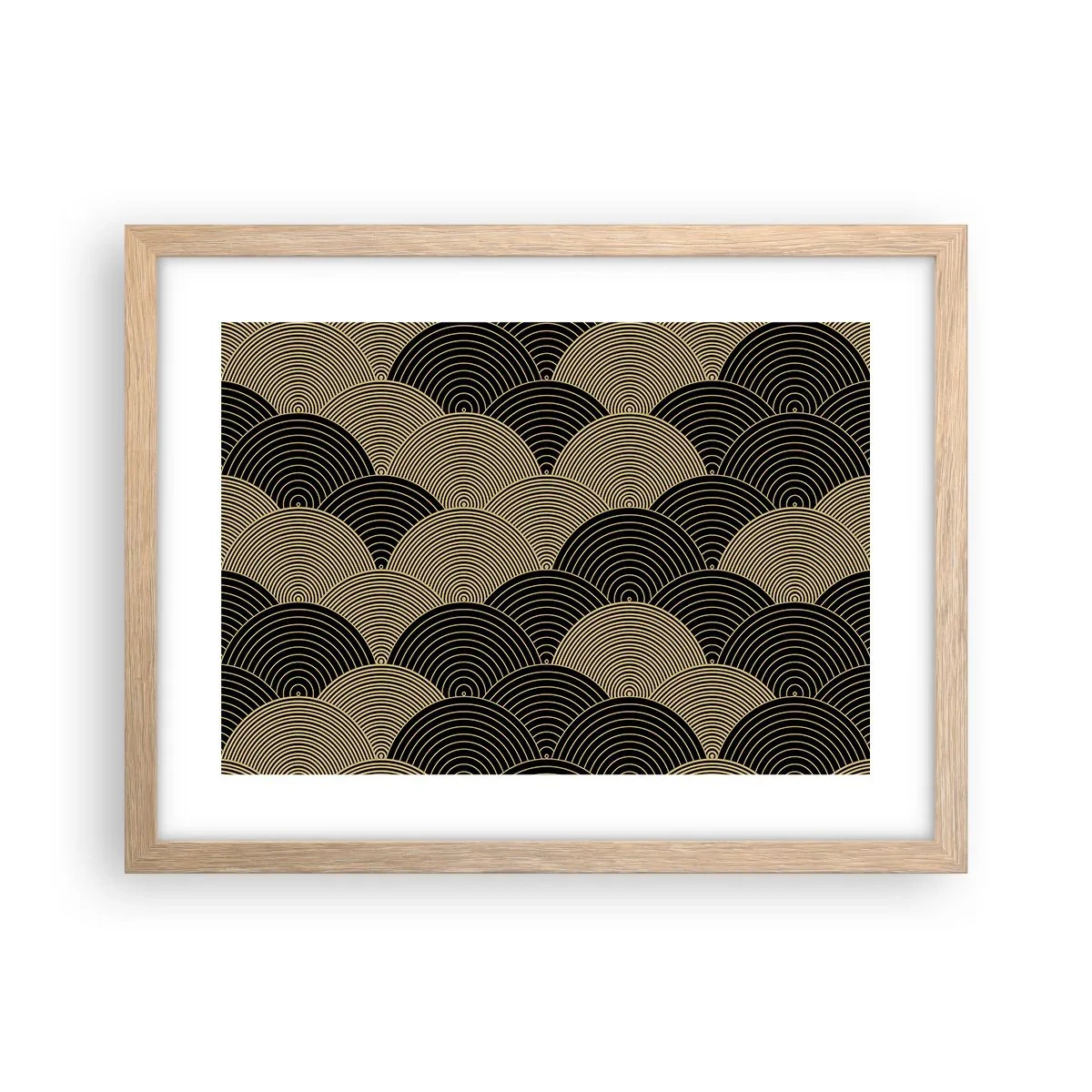 Poster in cornice rovere chiaro - Unità nella molteplicità - 40x30 cm