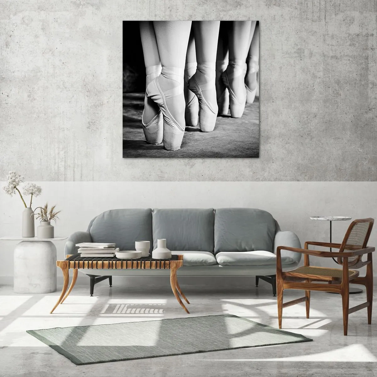 Quadro su vetro - Insieme, con leggerezza - 50x50 cm