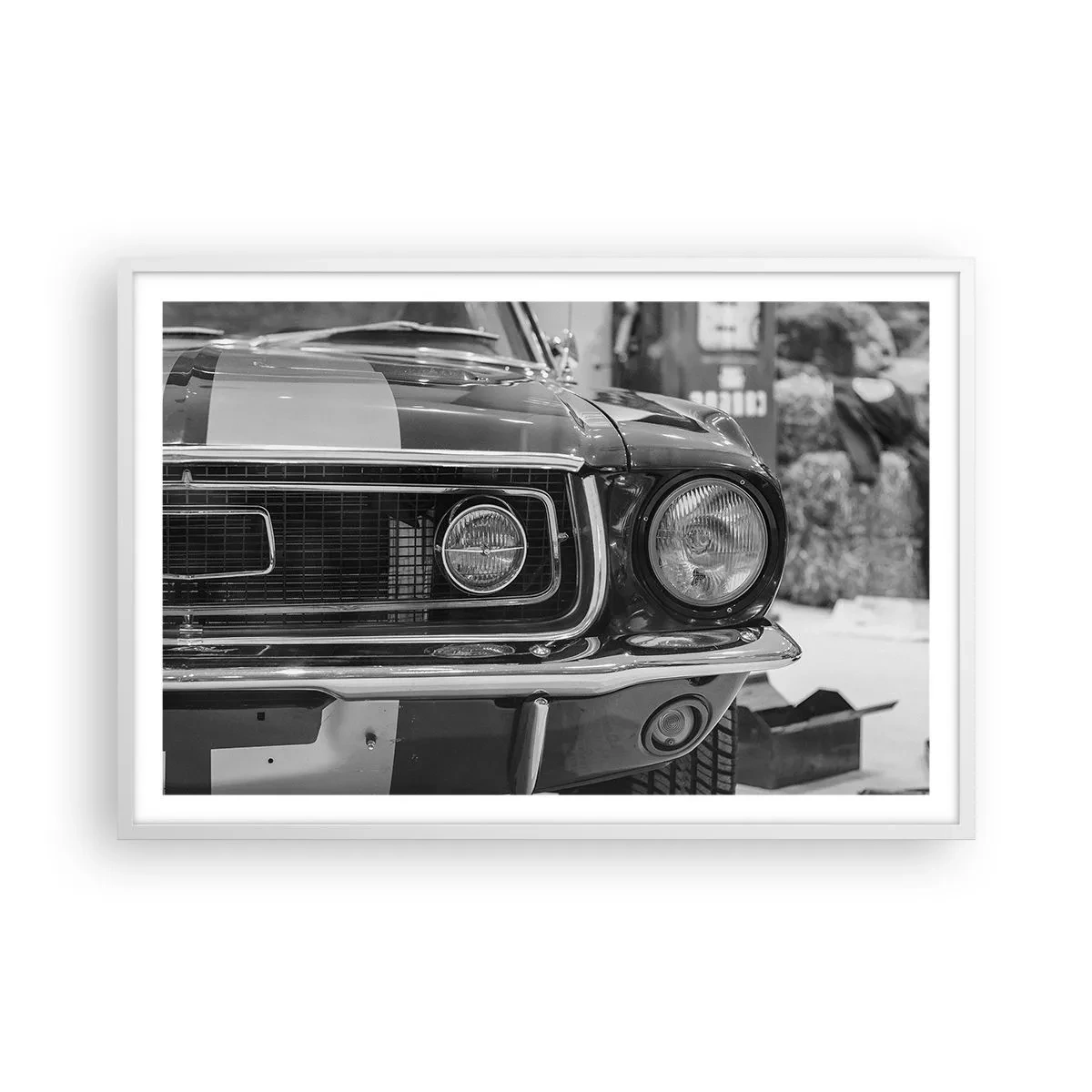 Poster in cornice bianca - A rotta di collo - 91x61 cm