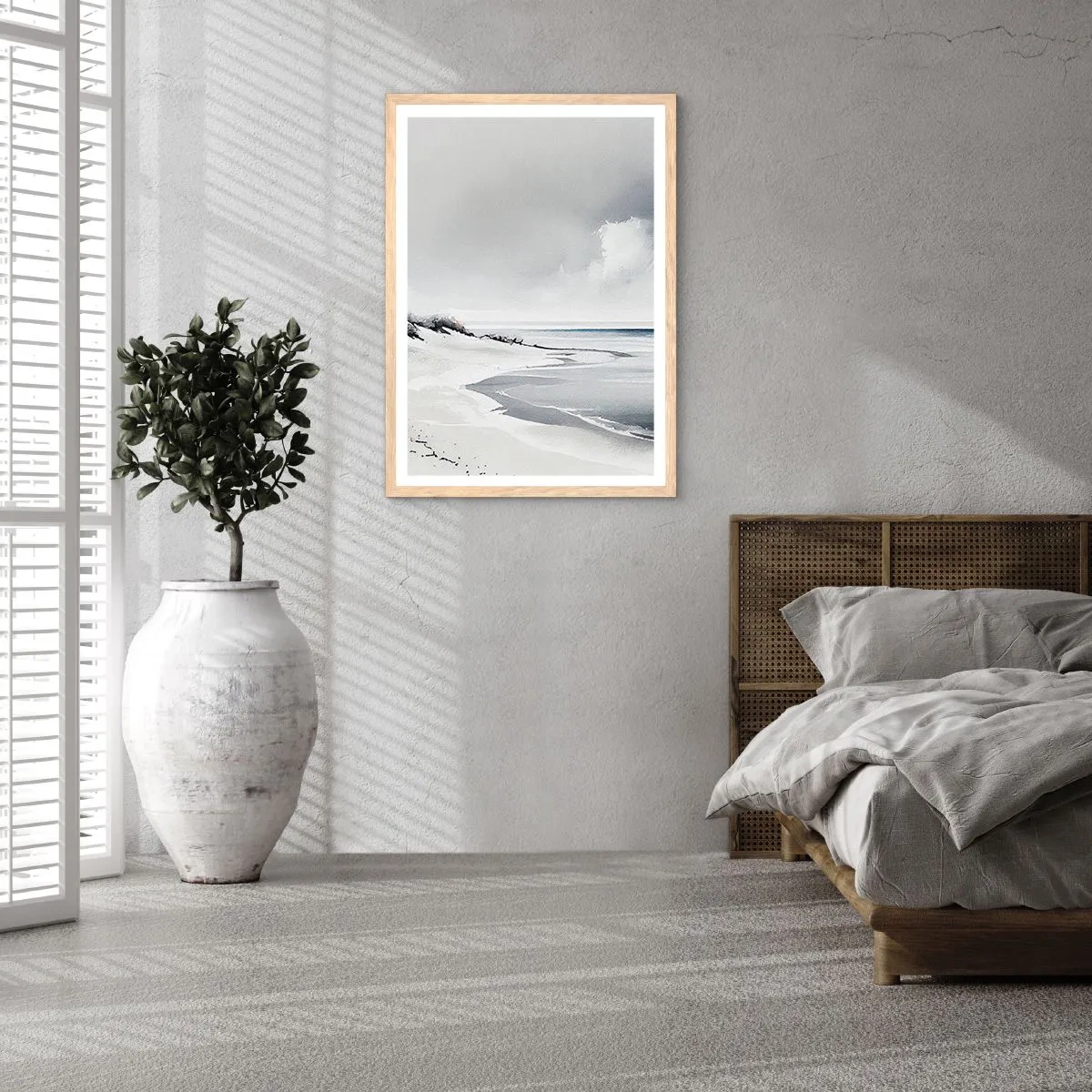 Poster in cornice rovere chiaro - Insieme da sempre - 50x70 cm