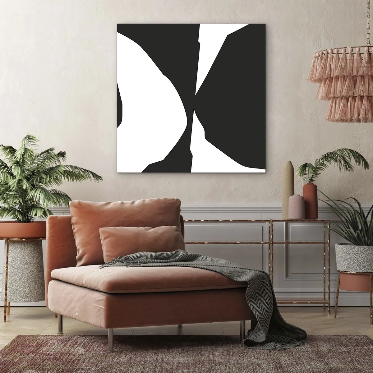 Quadro su tela - Stampe su Tela - Positivo - negativo - 60x60 cm