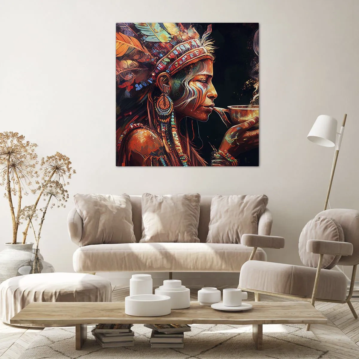 Quadro su tela - Stampe su Tela - Rituale magico - 40x40 cm