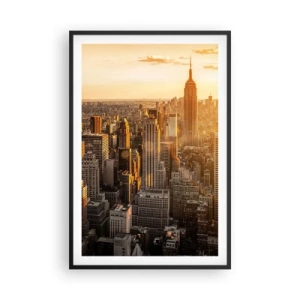 Poster in cornice nera - Crescere al sole - 61x91 cm