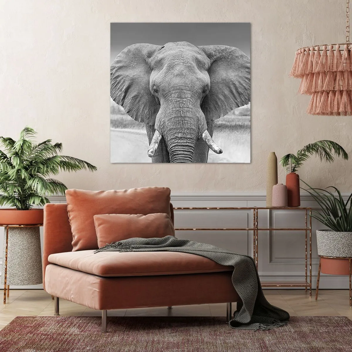 Quadro su tela - Stampe su Tela - Benvenuti nel mio mondo - 50x50 cm