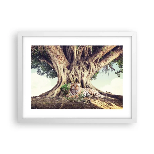 Poster in cornice bianca - Vista dal Libro della Genesi - 40x30 cm