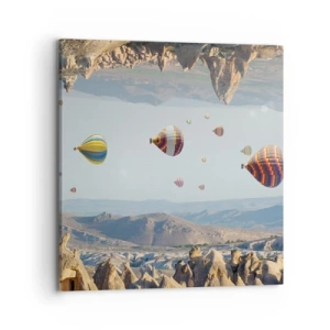 Quadro su tela - Stampe su Tela - Qui tutto è possibile - 70x70 cm