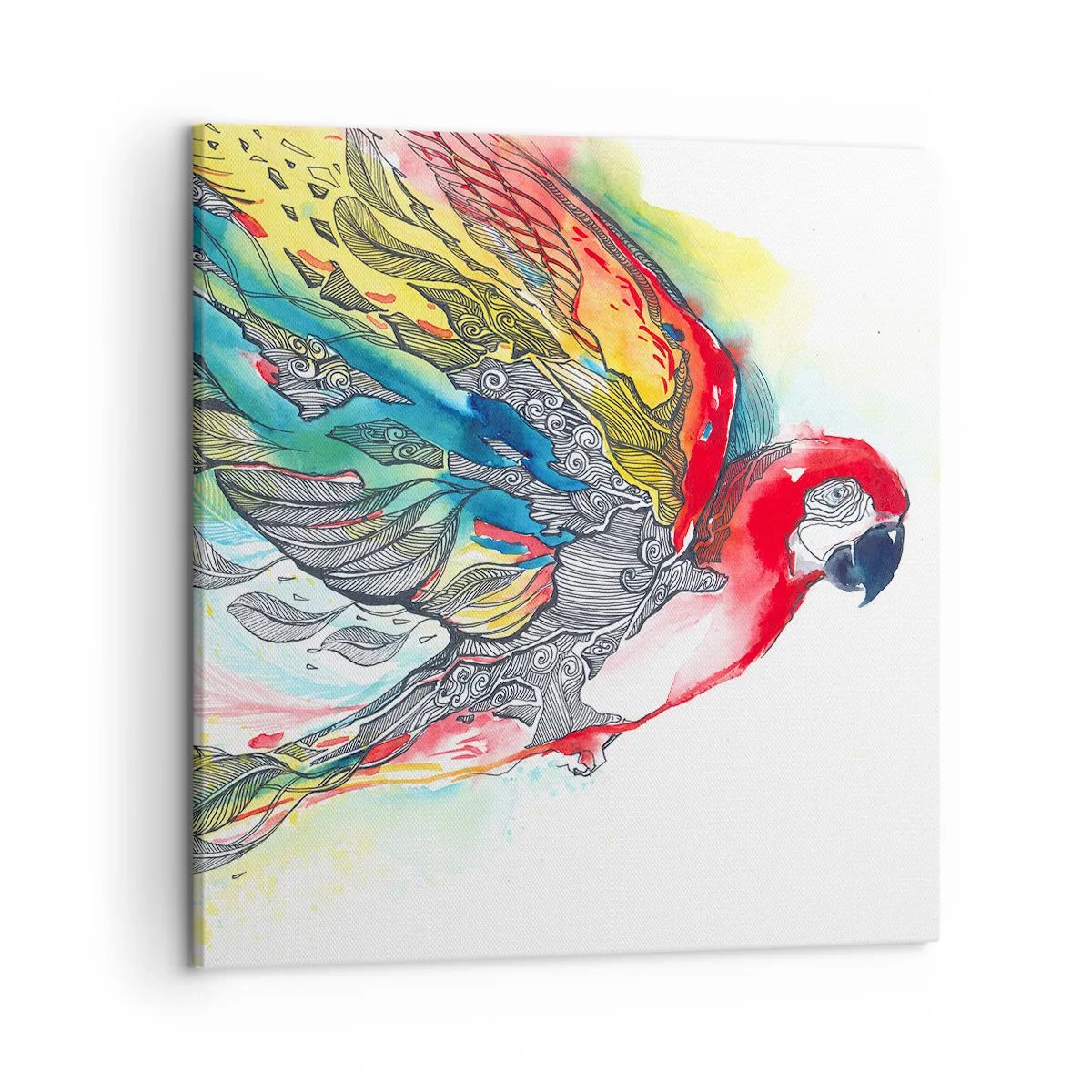 Quadro su tela - Stampe su Tela - Vivi a colori - 50x50 cm