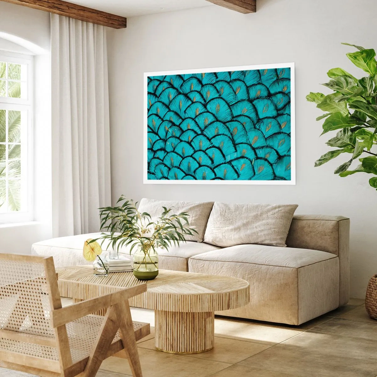 Poster - La grande festa delle piume - 91x61 cm