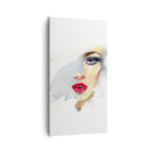 Quadro su tela - Stampe su Tela - Riflesso in una goccia d'acqua - 55x100 cm