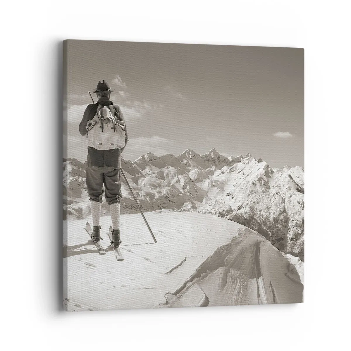 Quadro su tela - Stampe su Tela - E i monti sono immutabili - 40x40 cm