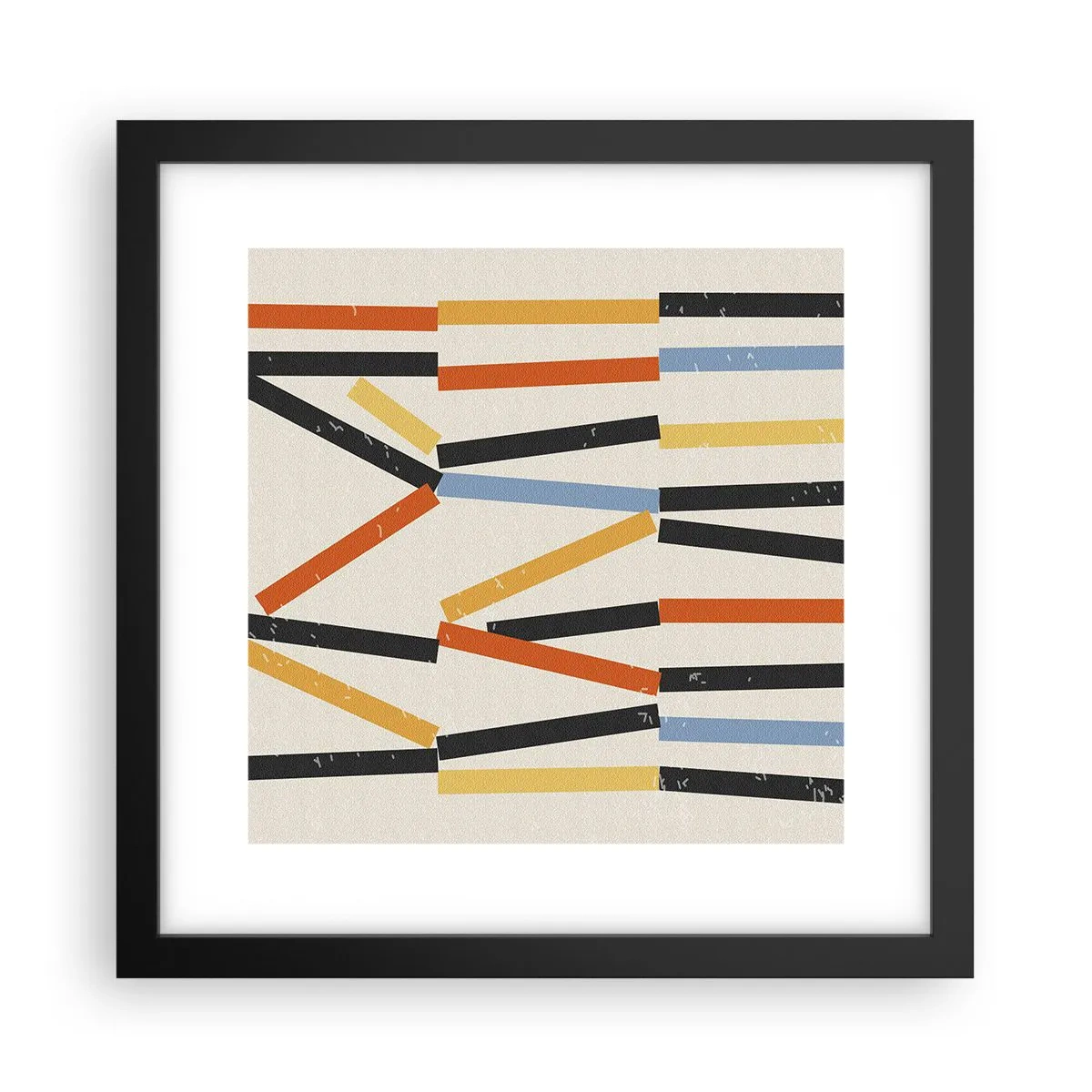 Poster in cornice nera - Composizione orizzontale - 30x30 cm