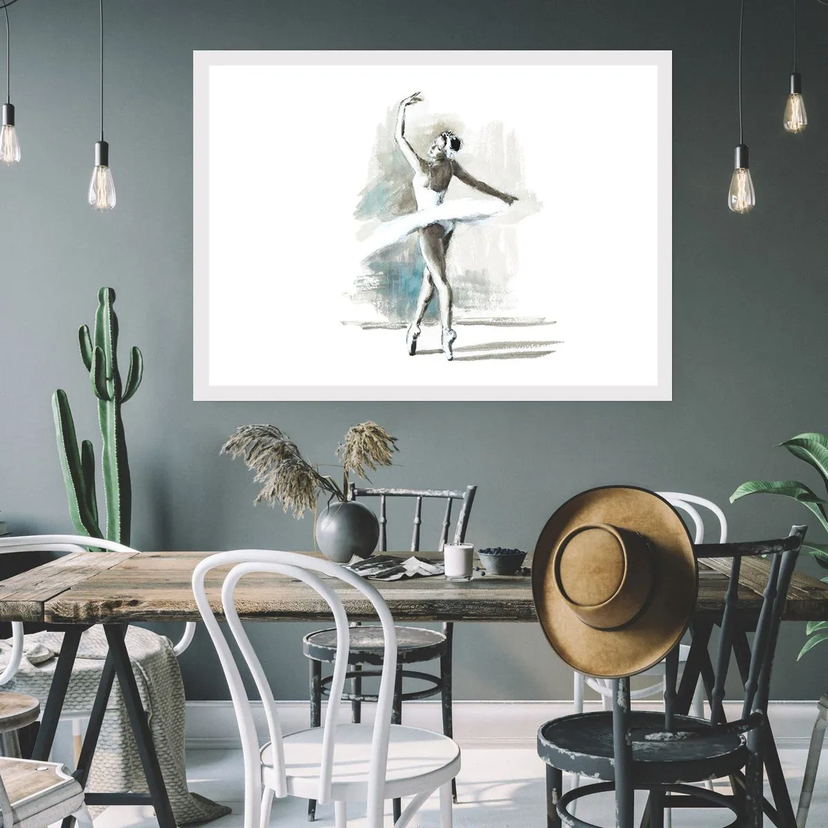 Poster - Tramutata in un cigno - 50x40 cm