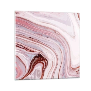 Quadro su vetro - Dritto, poi a destra in basso - 50x50 cm