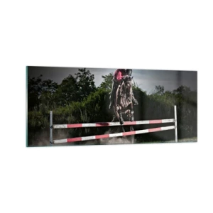 Quadro su vetro - Insieme fino alla vittoria - 100x40 cm