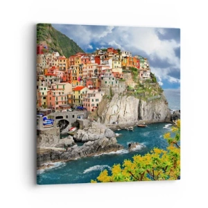 Quadro su tela - Stampe su Tela - Aggrappate alla roccia - 30x30 cm