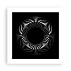 Poster - Sole nero - 40x40 cm