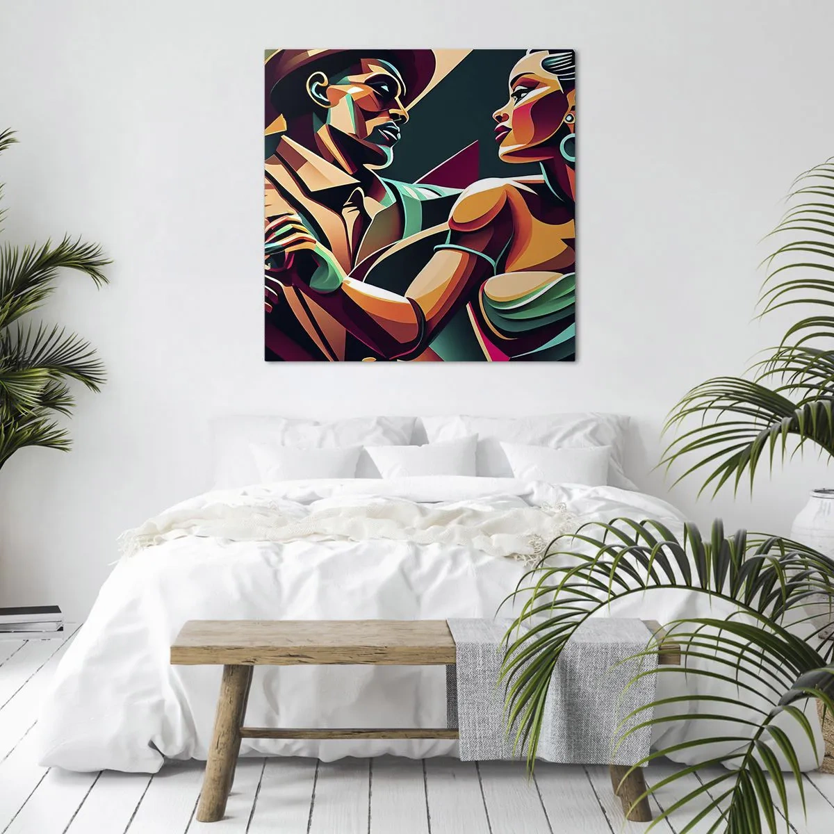 Quadro su tela - Stampe su Tela - Al ritmo del cuore - 40x40 cm