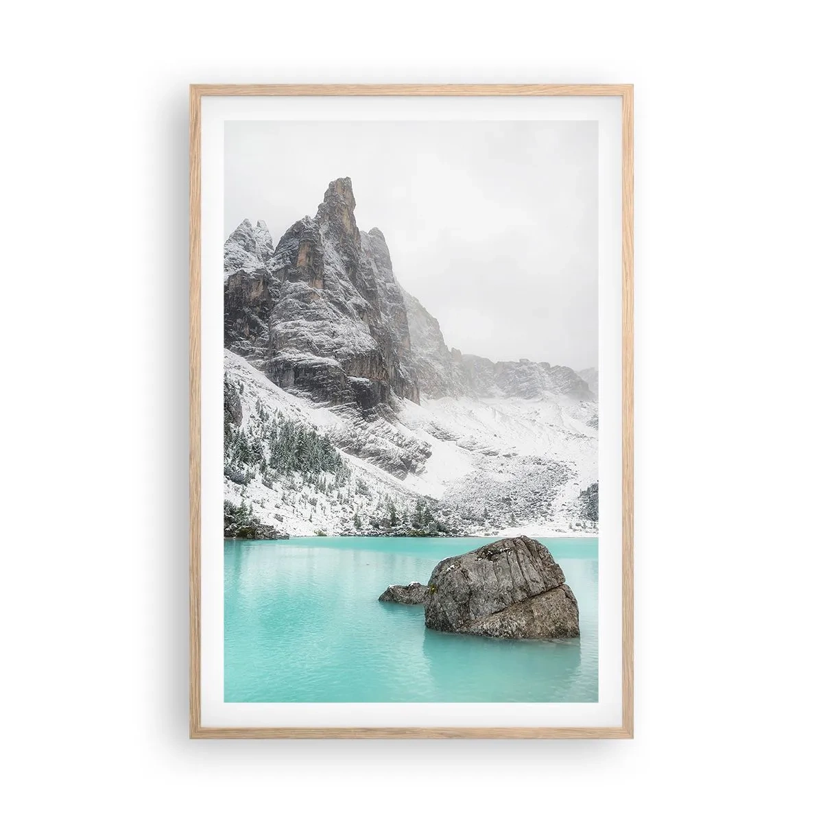 Poster in cornice rovere chiaro - Di guardia - 61x91 cm