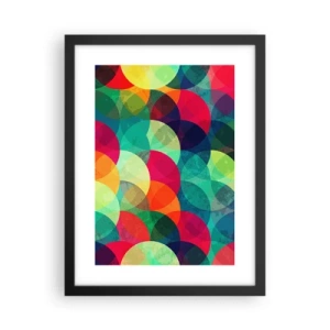 Poster in cornice nera - Ascensione arcobaleno - 30x40 cm