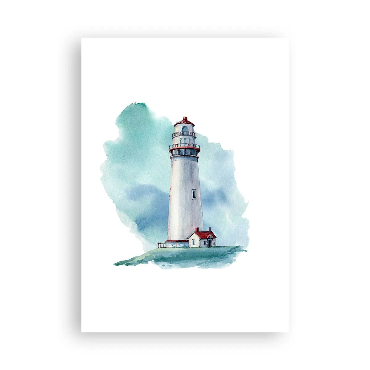 Poster - Il mite amico del blu - 70x100 cm