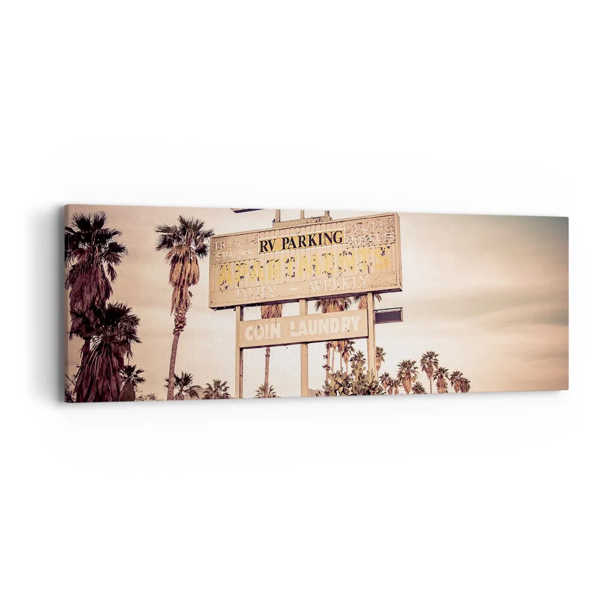 Quadro su tela - Stampe su Tela - Qui il tempo si è fermato - 90x30 cm