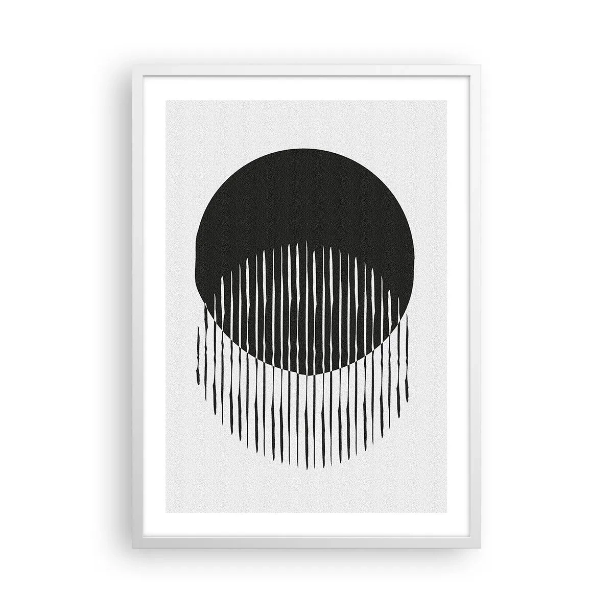 Poster in cornice bianca - Il suo alter ego - 50x70 cm