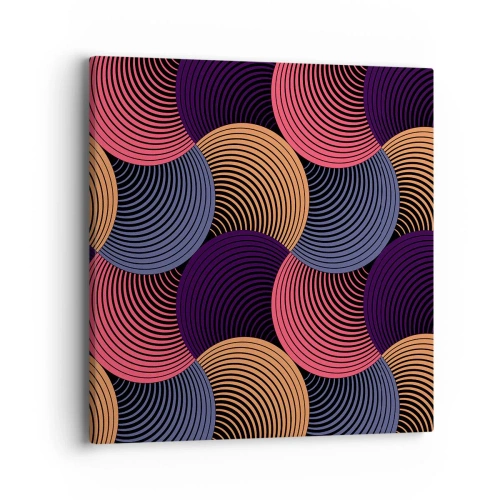 Quadro su tela - Stampe su Tela - Al ritmo delle sfere - 40x40 cm