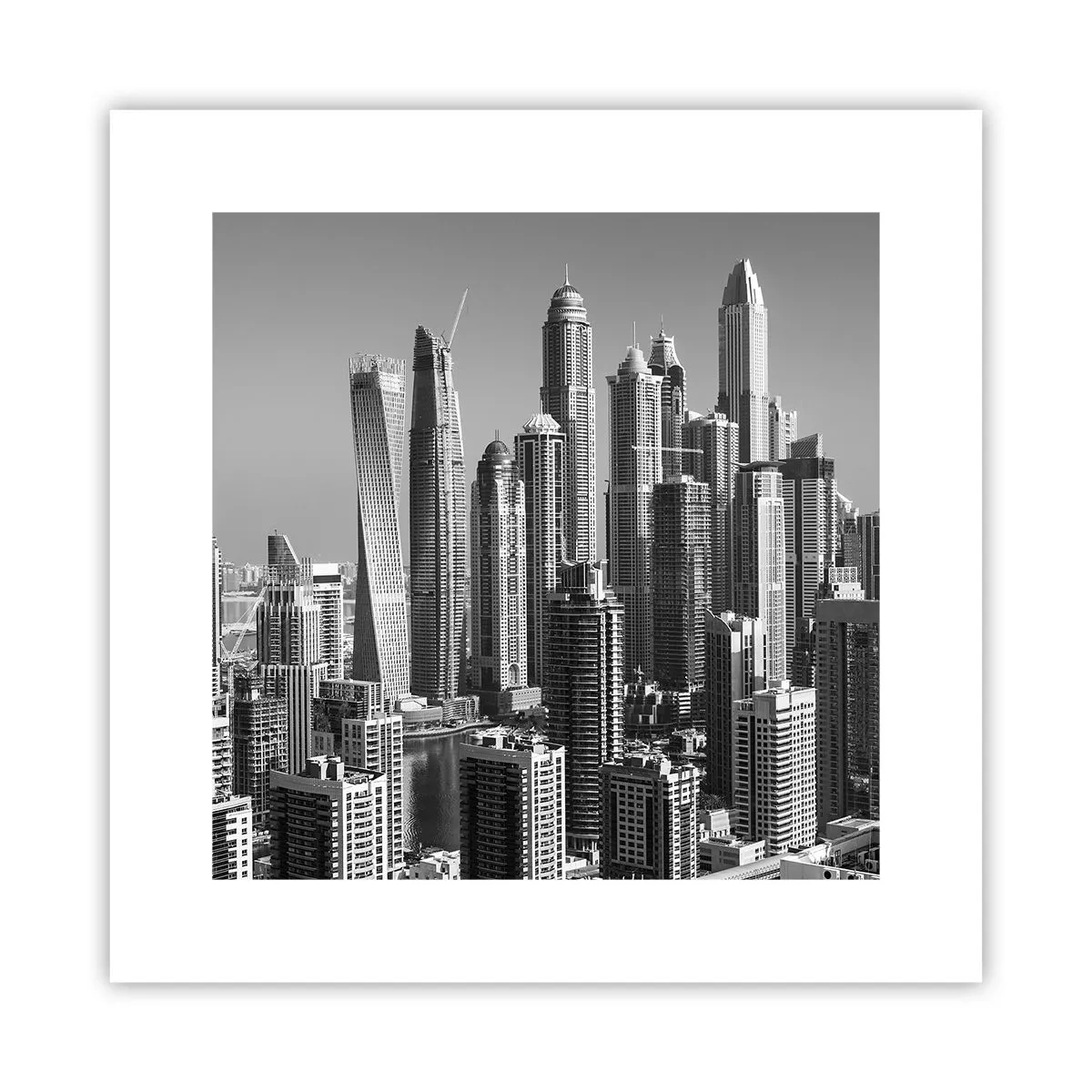 Poster - La città sul deserto - 30x30 cm