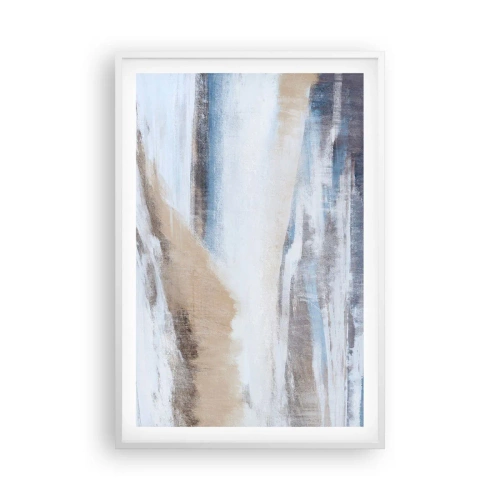 Poster in cornice bianca - Composizione invernale - 61x91 cm