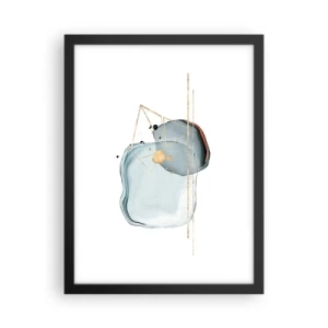 Poster in cornice nera - Studio di goccia - 30x40 cm