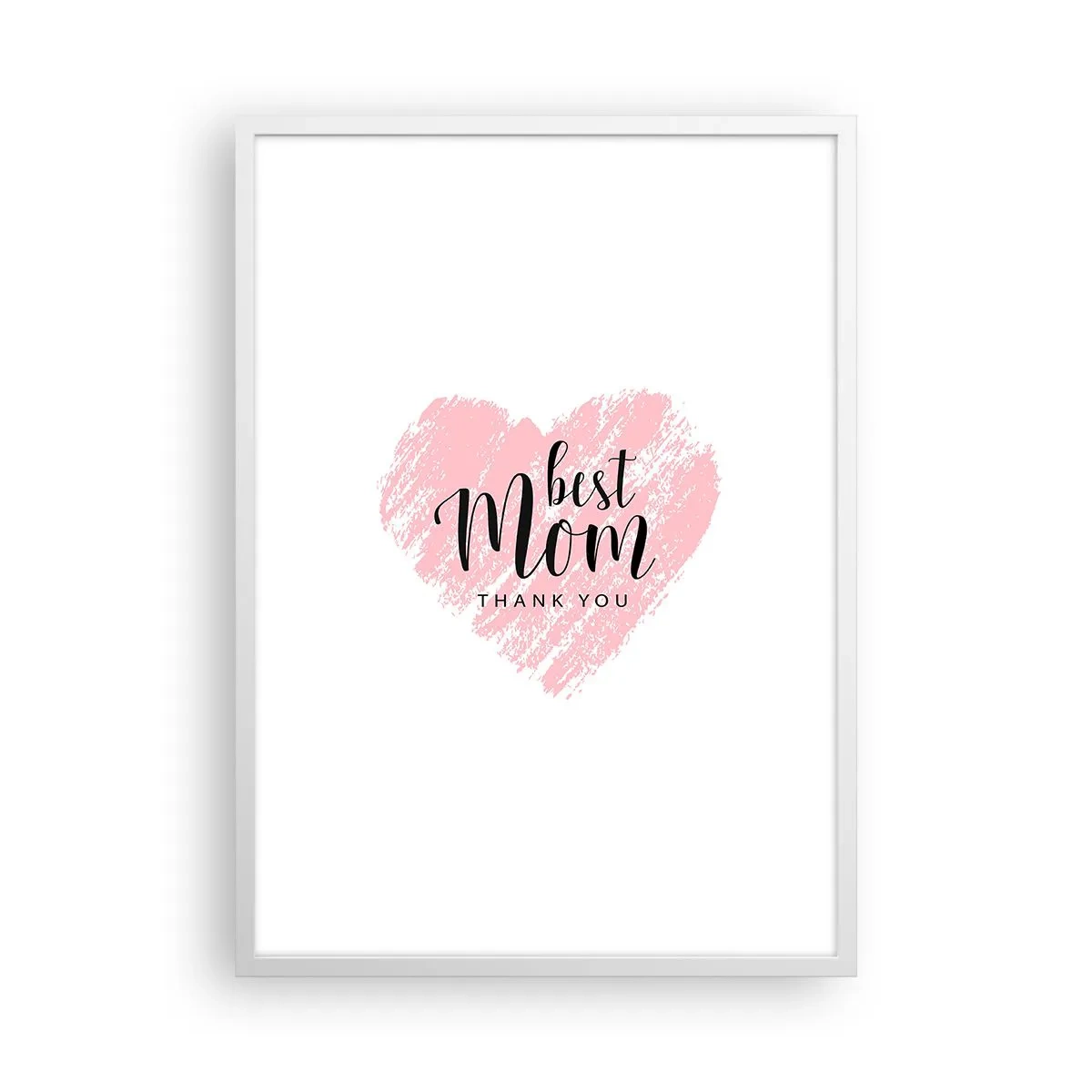 Poster in cornice bianca - È sempre il momento giusto - 50x70 cm